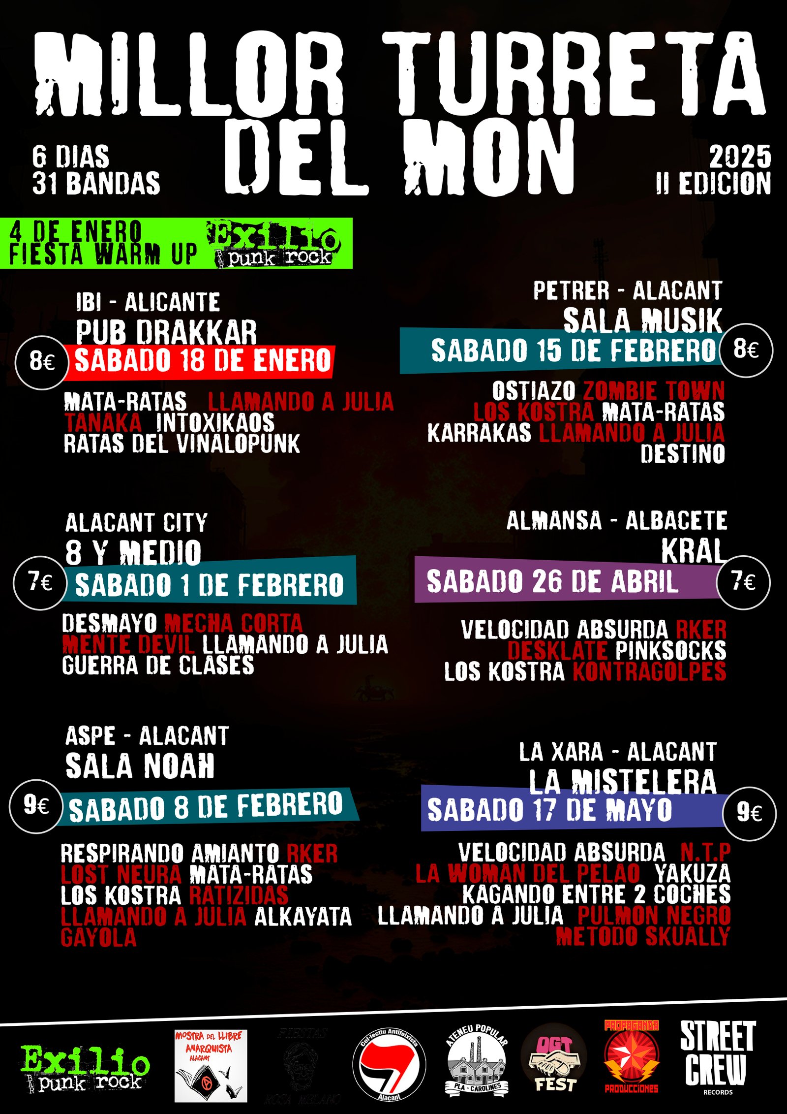 Cartel La Millor Turreta del Món · II Edición · 2025